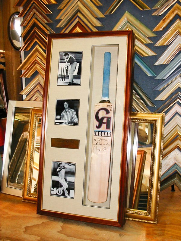 Custom sports best sale memorabilia framing