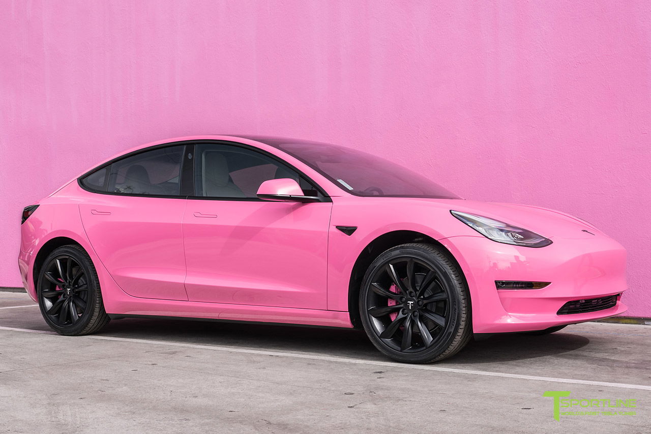 tesla barbie car